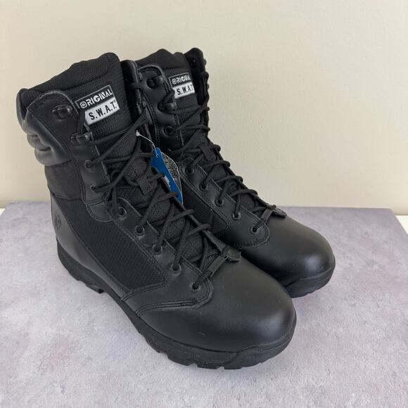 Orignal S.W.A.T. WINX 2 8" Waterproof Tactical Boots Men's Sz 12 Wide READ DESC - Picture 1 of 14